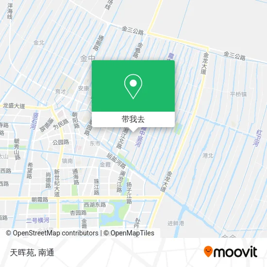 天晖苑地图