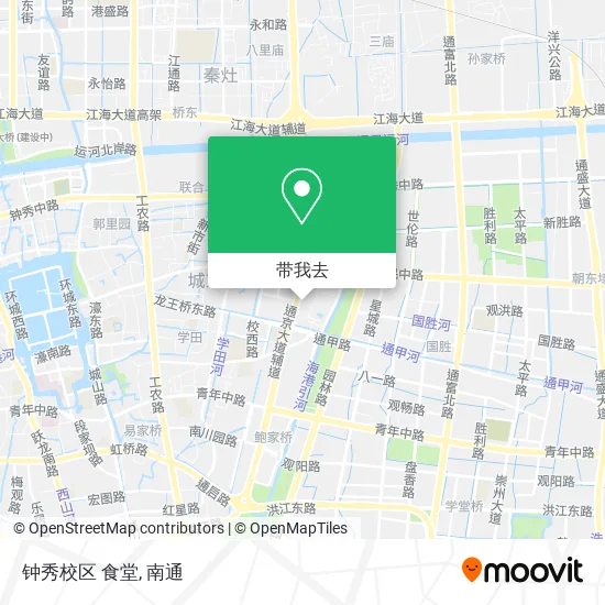钟秀校区 食堂地图