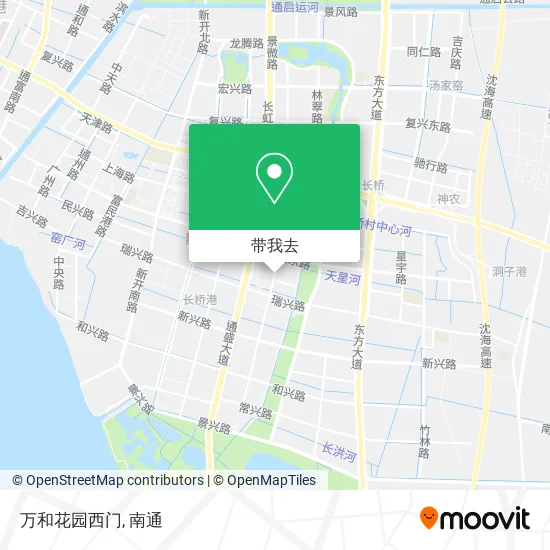 万和花园西门地图