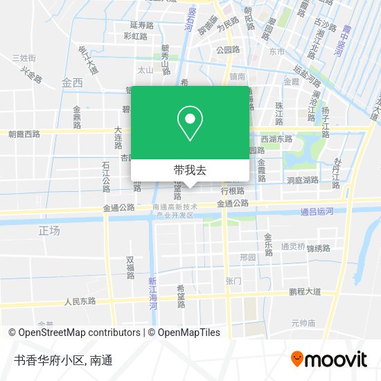 书香华府小区地图
