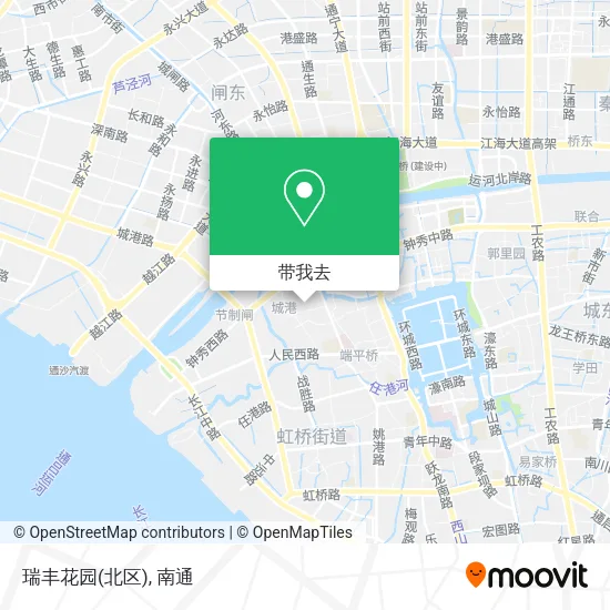 瑞丰花园(北区)地图