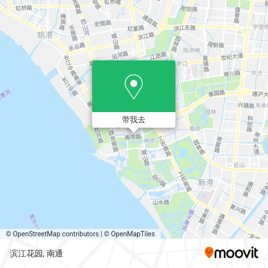 滨江花园地图