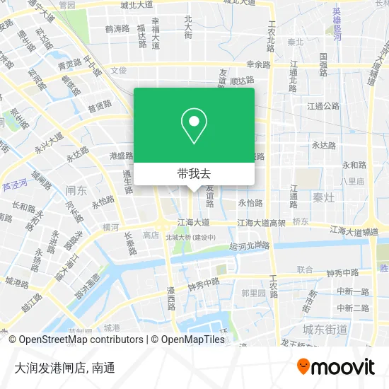 大润发港闸店地图