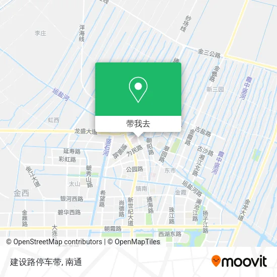 建设路停车带地图