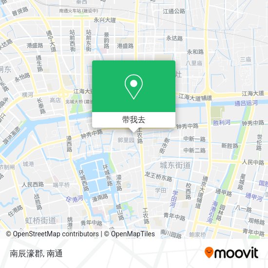南辰濠郡地图