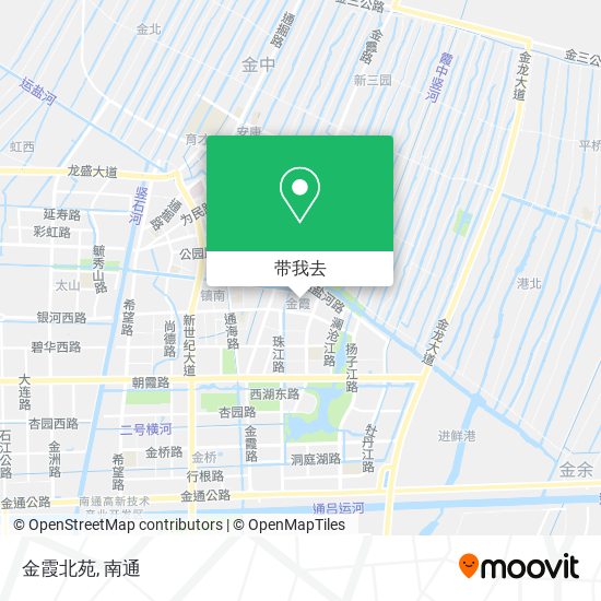 金霞北苑地图