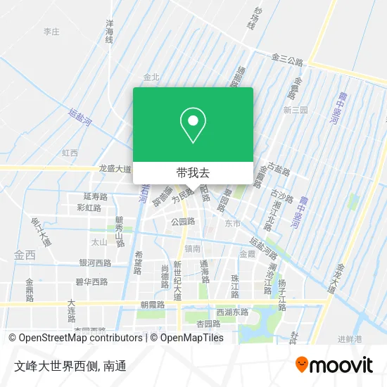 文峰大世界西侧地图