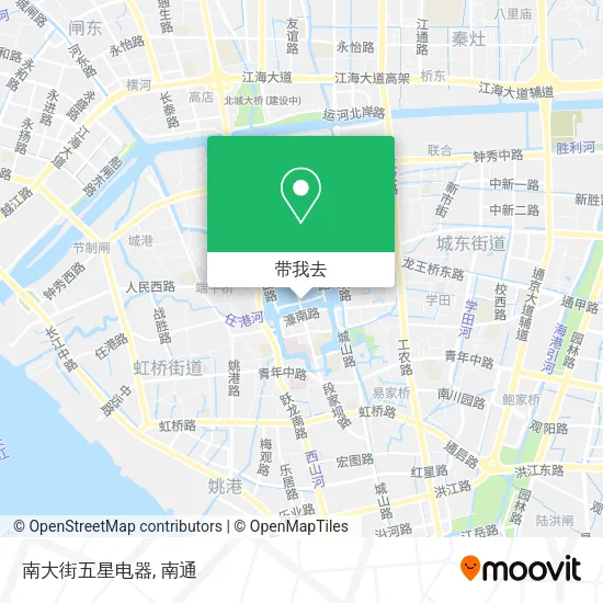 南大街五星电器地图