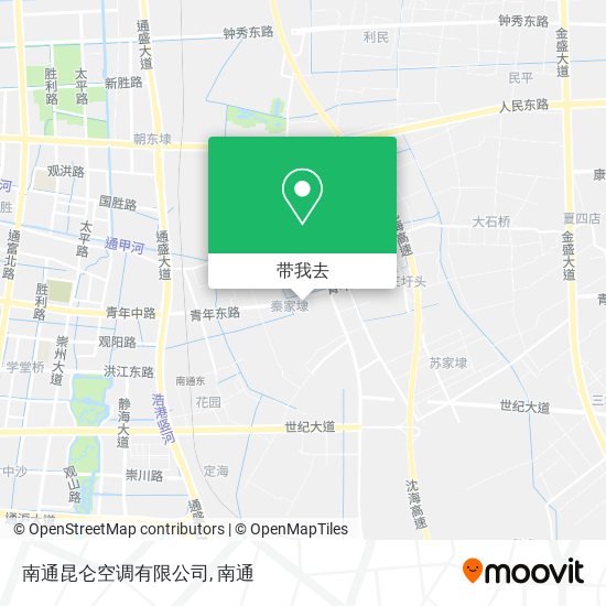 南通昆仑空调有限公司地图