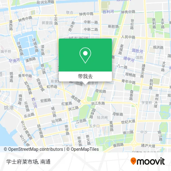 学士府菜市场地图