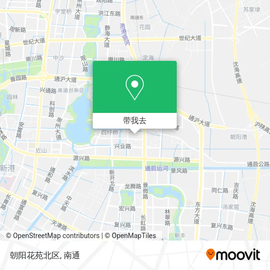 朝阳花苑北区地图