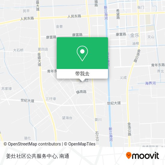 姜灶社区公共服务中心地图