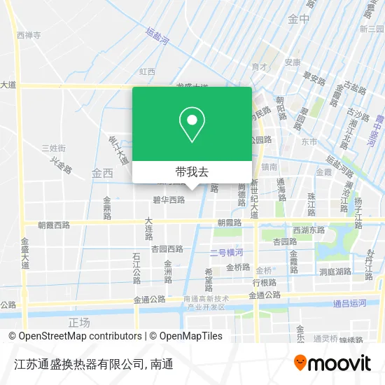 江苏通盛换热器有限公司地图