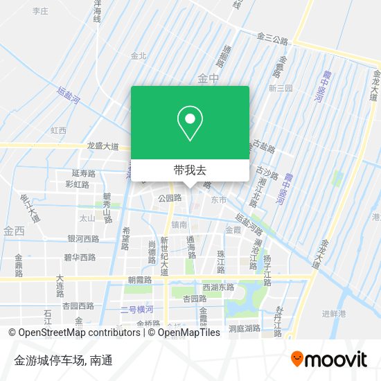 金游城停车场地图