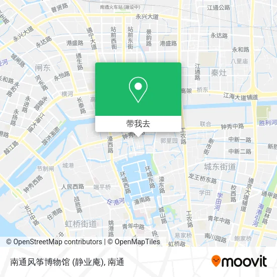 南通风筝博物馆 (静业庵)地图