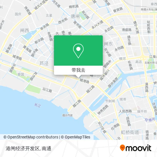 港闸经济开发区地图