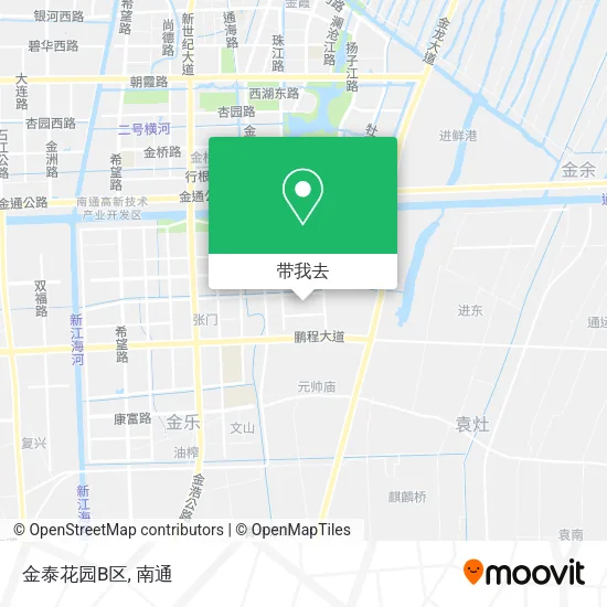 金泰花园B区地图