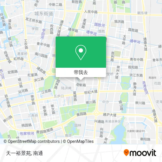 天一裕景苑地图