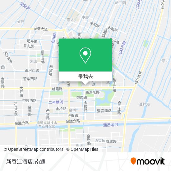 新香江酒店地图