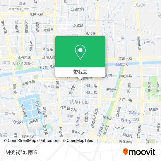 钟秀街道地图