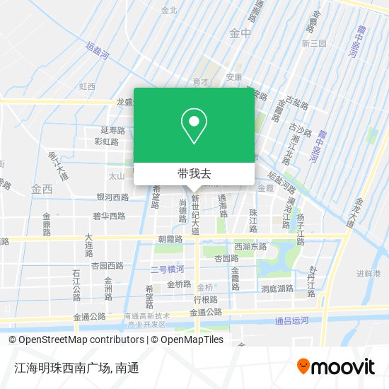 江海明珠西南广场地图
