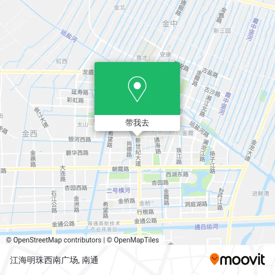 江海明珠西南广场地图