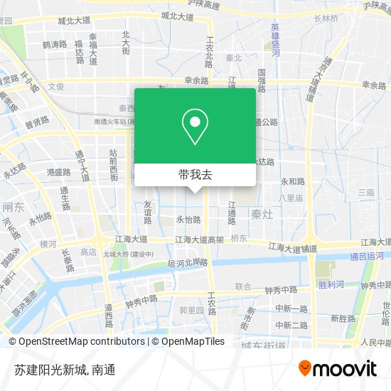 苏建阳光新城地图
