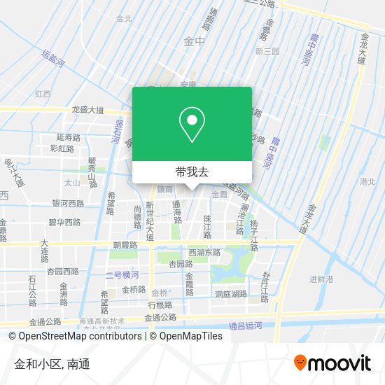 金和小区地图