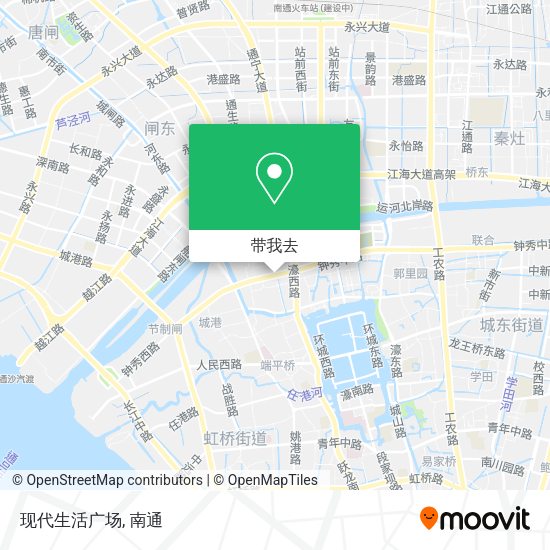 现代生活广场地图