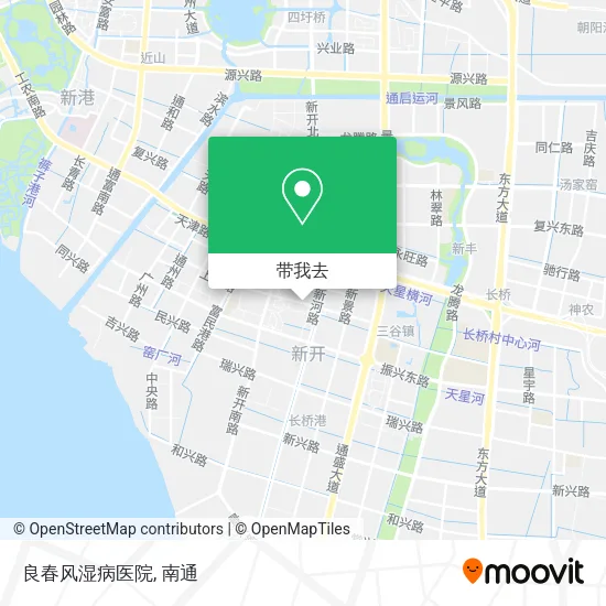 良春风湿病医院地图