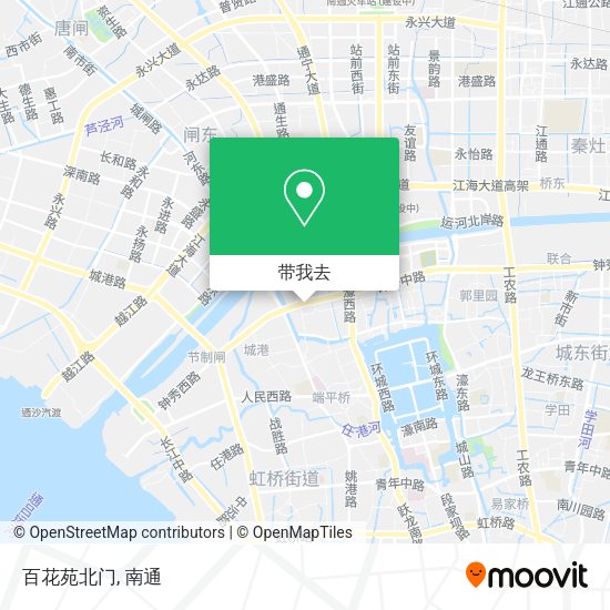 百花苑北门地图
