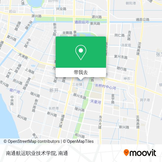 南通航运职业技术学院地图