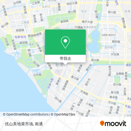 优山美地菜市场地图