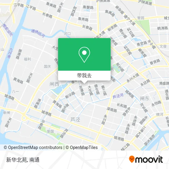 新华北苑地图