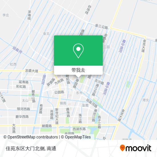 佳苑东区大门北侧地图