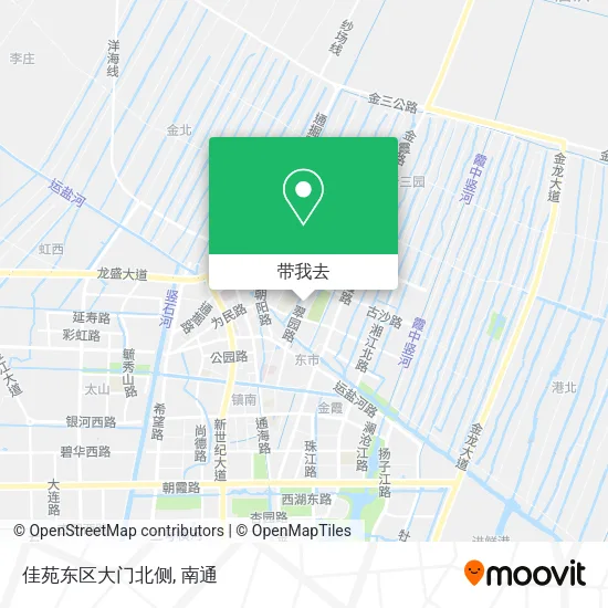 佳苑东区大门北侧地图