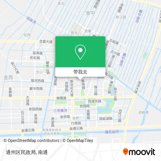 通州区民政局地图