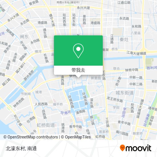 北濠东村地图