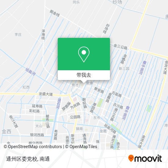 通州区委党校地图