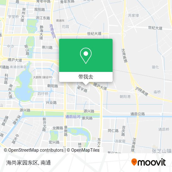 海尚家园东区地图