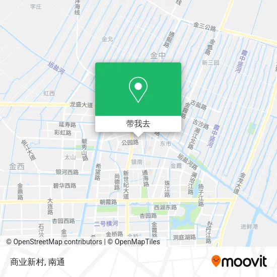 商业新村地图