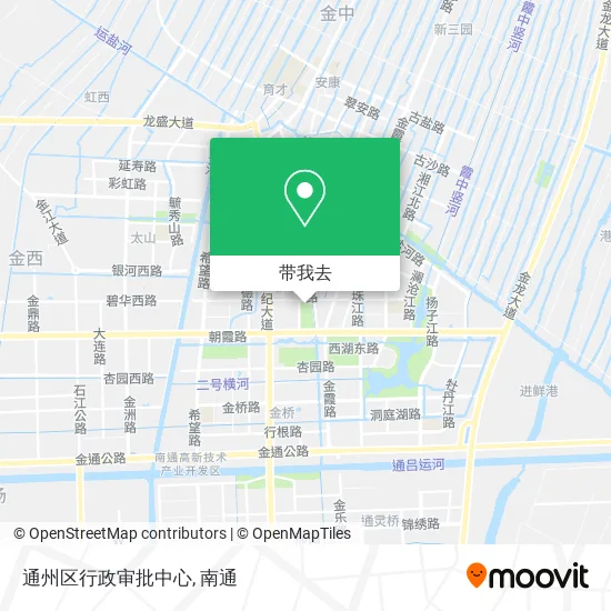 通州区行政审批中心地图