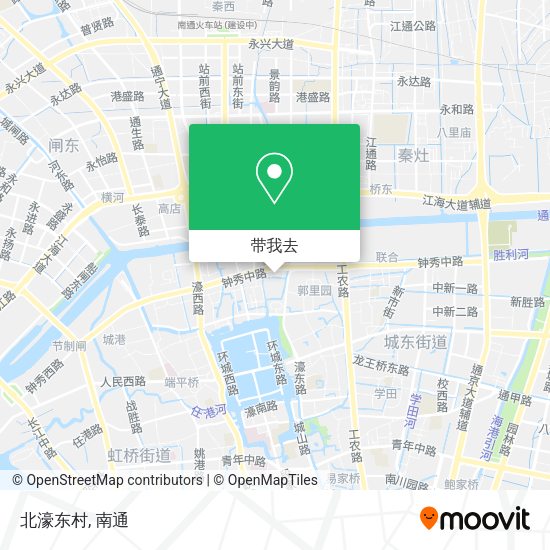 北濠东村地图
