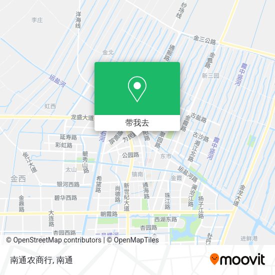 南通农商行地图