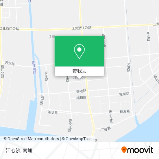 江心沙地图