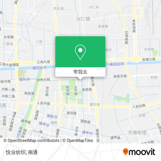 悦业纺织地图
