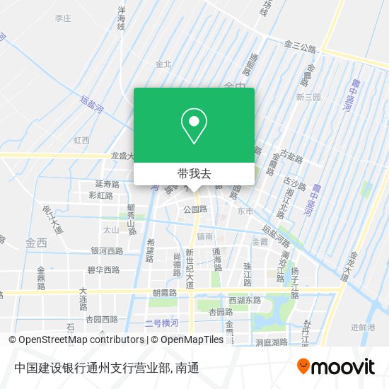中国建设银行通州支行营业部地图