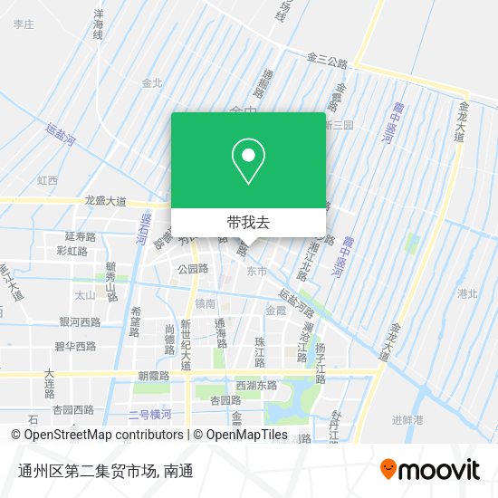 通州区第二集贸市场地图