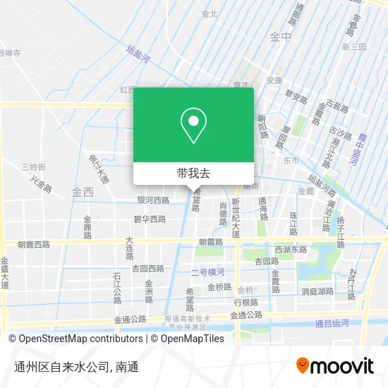 通州区自来水公司地图