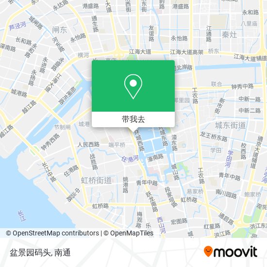 盆景园码头地图